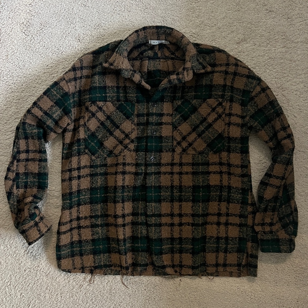 MNML Plaid Flannel Jacket